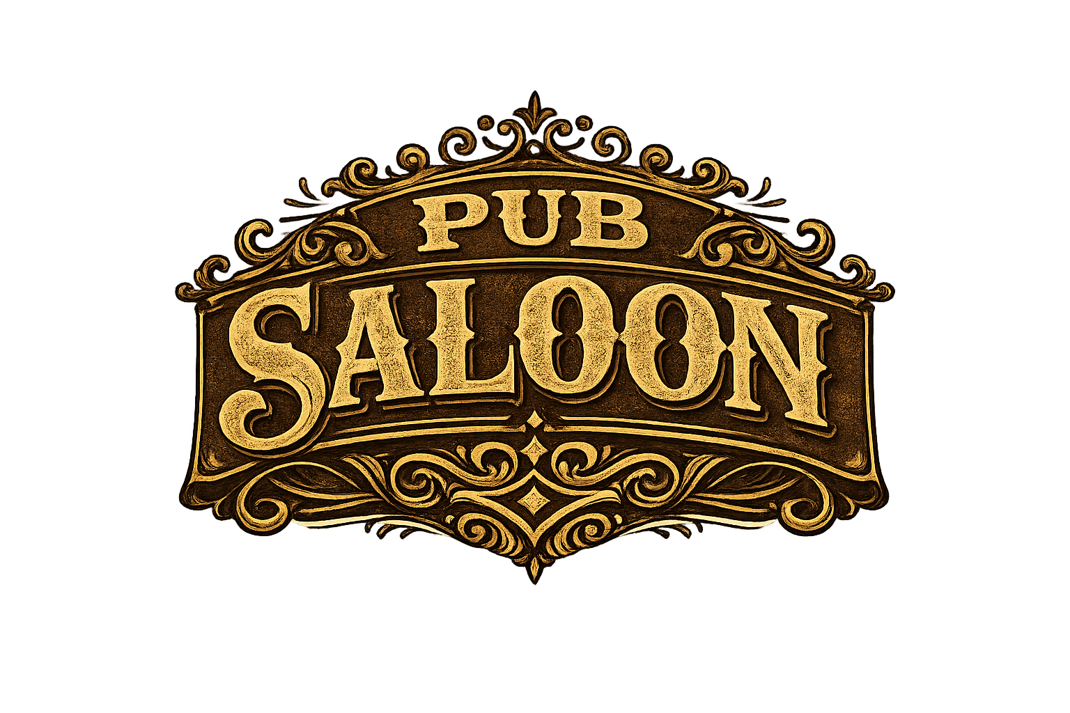 Pub Saloon Logo